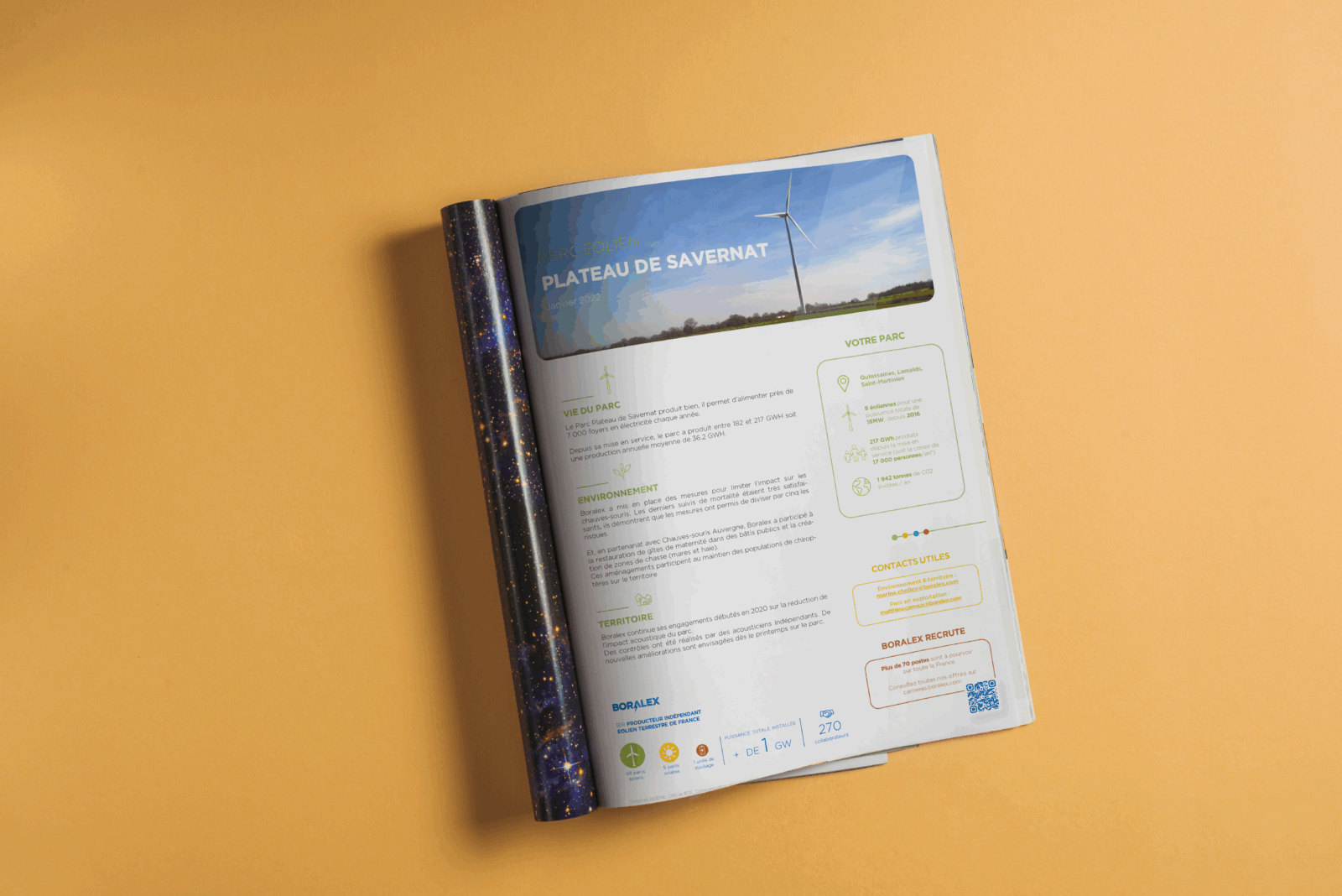 Lettre d'information Boralex Mathilde Amoros